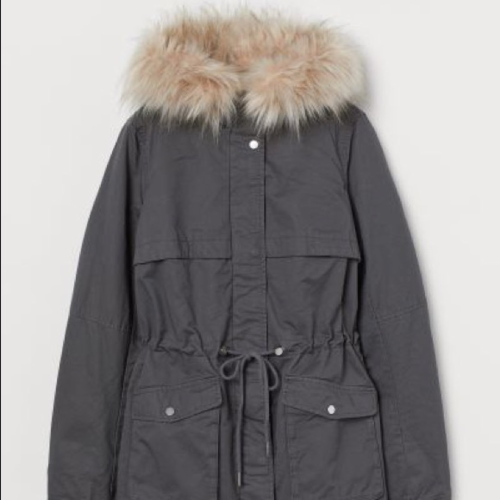 Faux Fur Parka w/ Hoodie